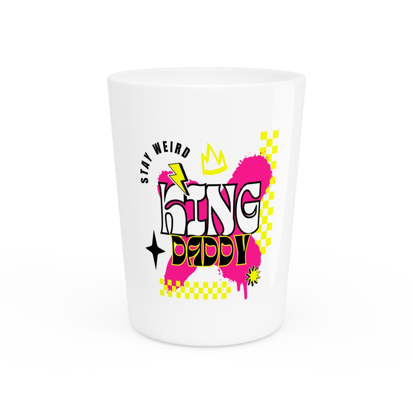 King Daddy Shot Glass (pink)